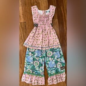 Matilda Jane Tunic and matching Ruffle Pants Size 8.  1008
